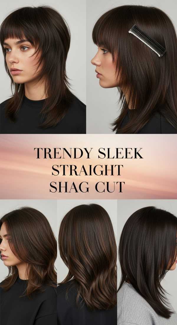 Trendy Sleek Straight Shag Cut 69e5e11e15dd0