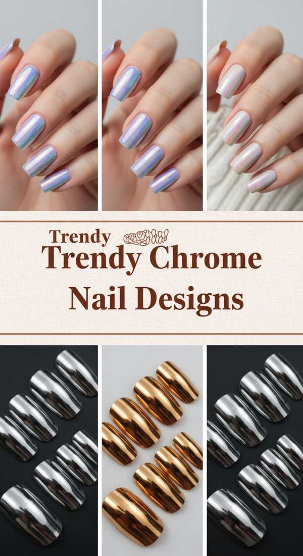 Trendy Spring Chrome Nail Designs 69f32b8a7aea2