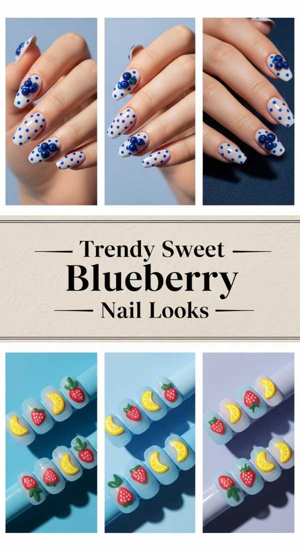 Trendy Sweet Blueberry Nail Looks 69f32b6f7130b