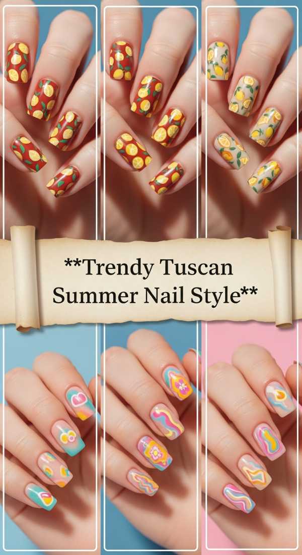 Trendy Tuscan Summer Nail Style 69f32d59e478a