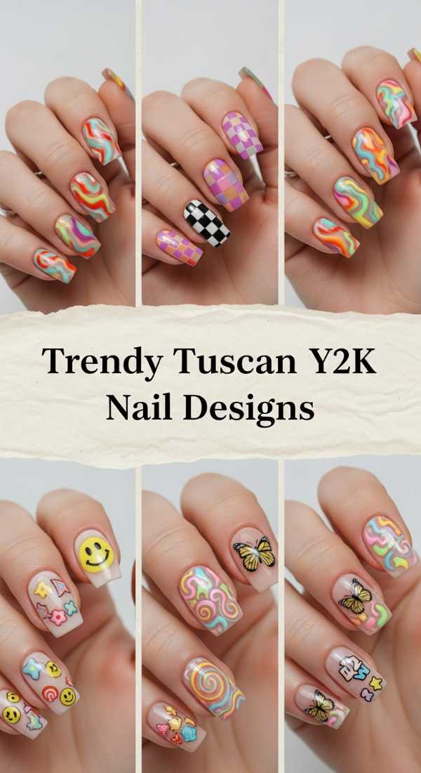 Trendy Tuscan Y2k Nail Designs 69f0cc2d36399