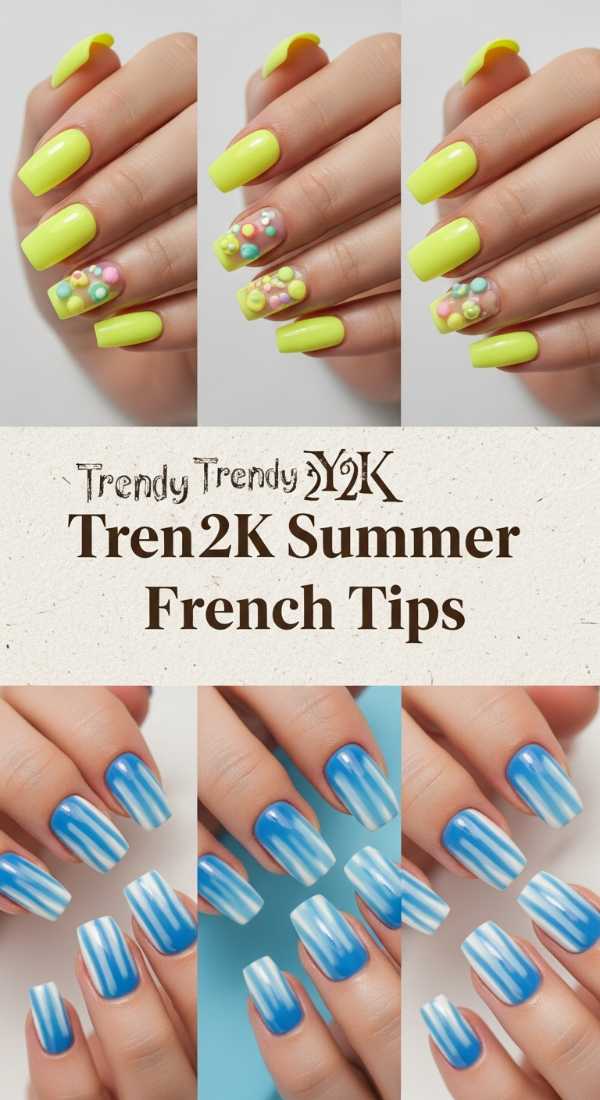 Trendy Y2k Summer French Tips 69ef3c631ea3a