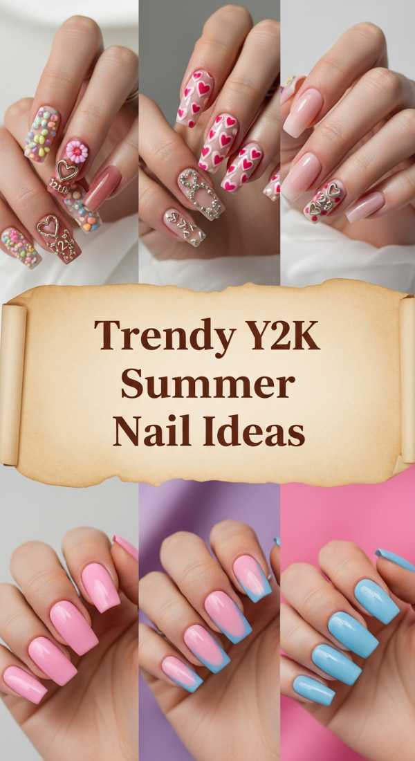 Trendy Y2k Summer Nail Ideas 69ee592232176