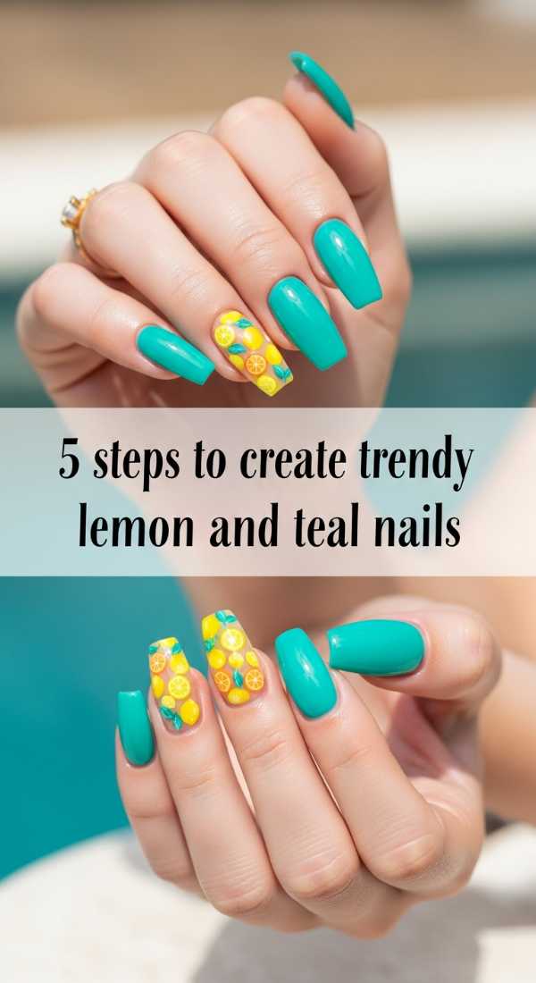 Tropical Teal Lemon Summer Art 69e31ee6b7889