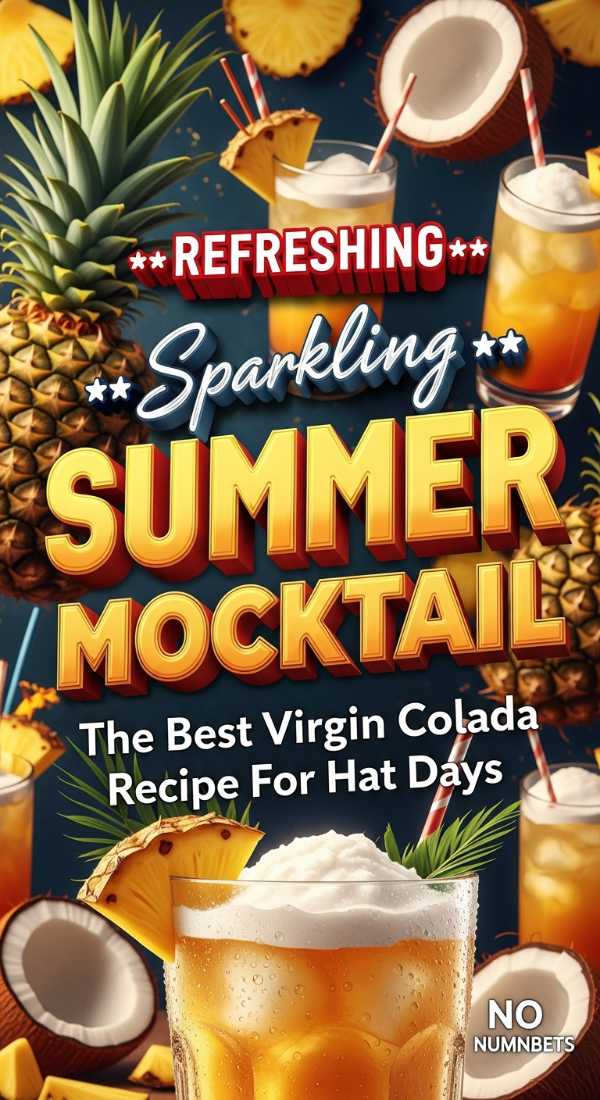 Tropical Virgin Pina Colada Mocktail 69eefe1ed4548