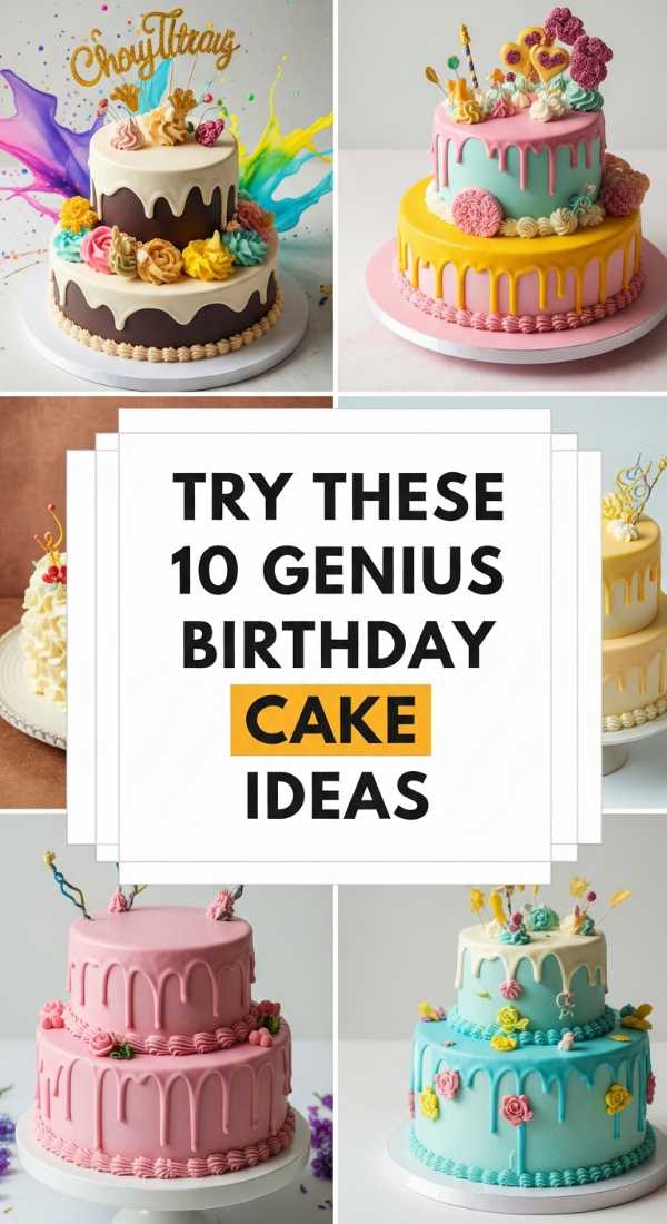Try These 10 Genius Birthday Cake Ideas 69edfa9f99811