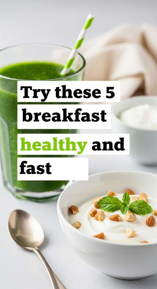 Try These 5 Breakfast Ideas Healthy And Fast 69e5d13ce0258