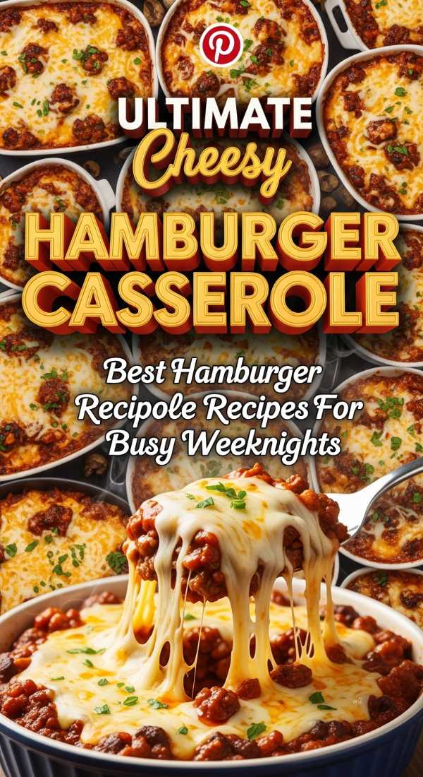 Ultimate Cheesy Hamburger Casserole