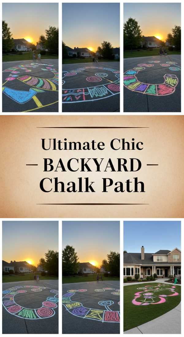 Ultimate Chic Backyard Chalk Path 69efa3424c249