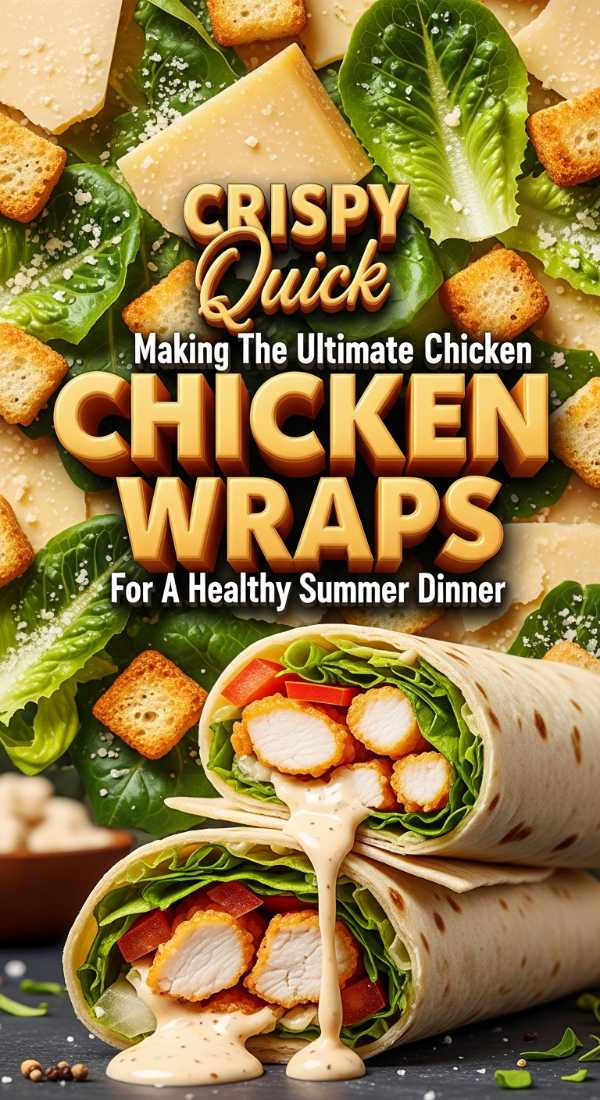 Ultimate Chicken Caesar Wraps Dinner