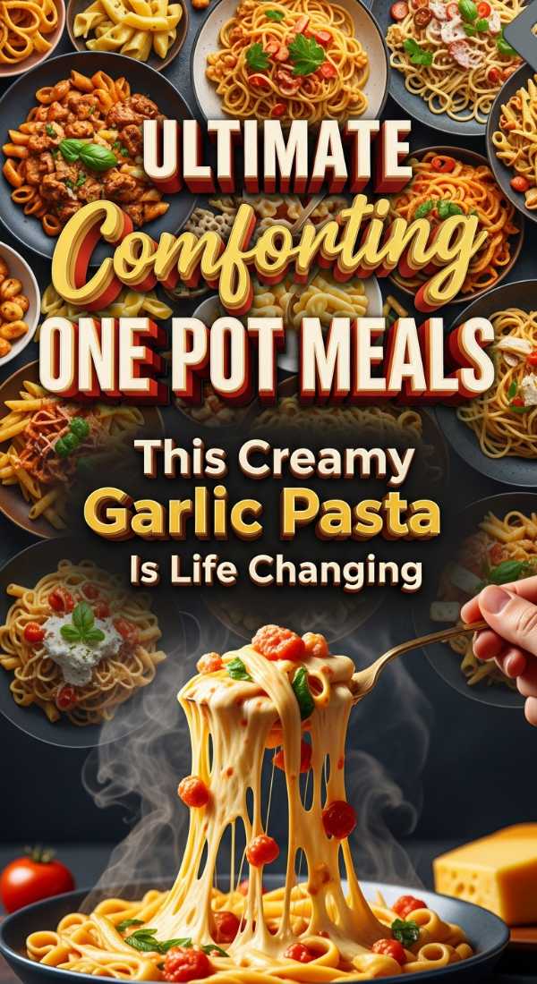 Ultimate Comforting One Pot Meals Creamy Garlic Pasta