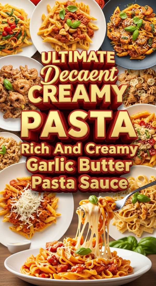 Ultimate Decadent Creamy Pasta Sauce