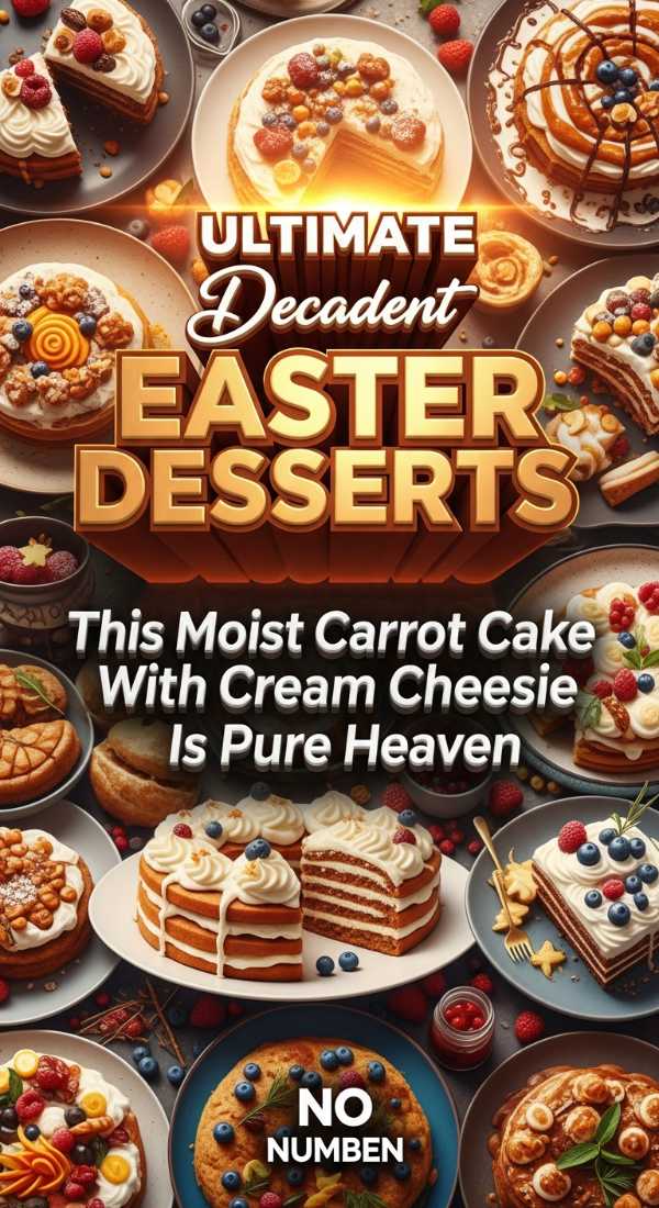 Ultimate Decadent Easter Desserts Moist Carrot Cake 69e5cc96e5b1d