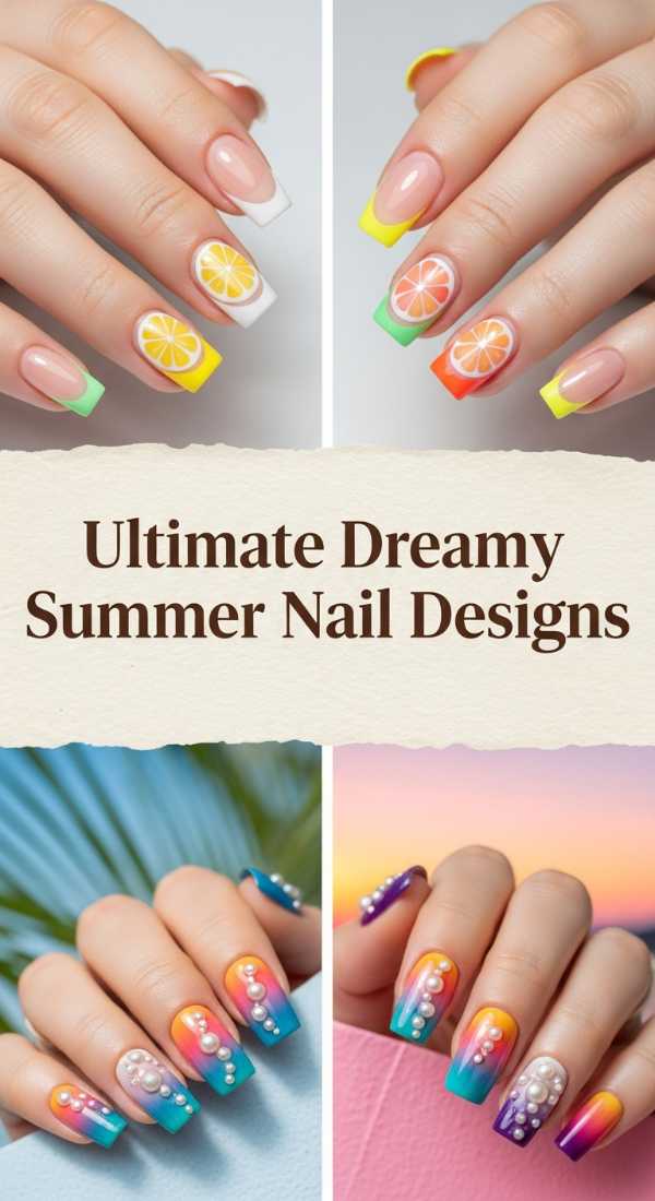 Ultimate Dreamy Summer Nail Designs 69ecf8927b916