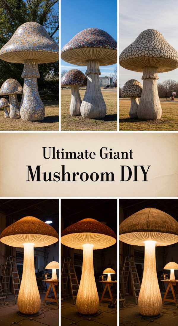 Ultimate Giant Mushroom Diy 69ed033094b1b