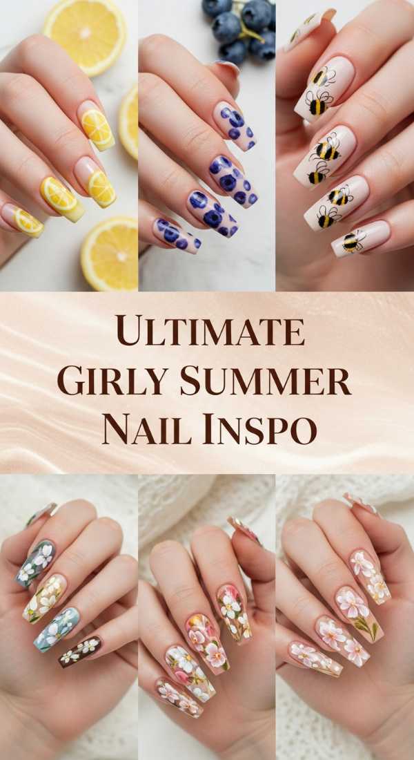 Ultimate Girly Summer Nail Inspo 69ecf73e832bf