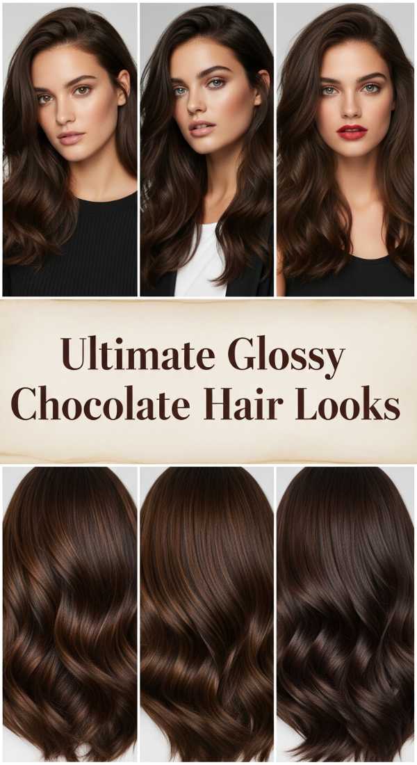 Ultimate Glossy Chocolate Hair Looks 69ecef9476ff5