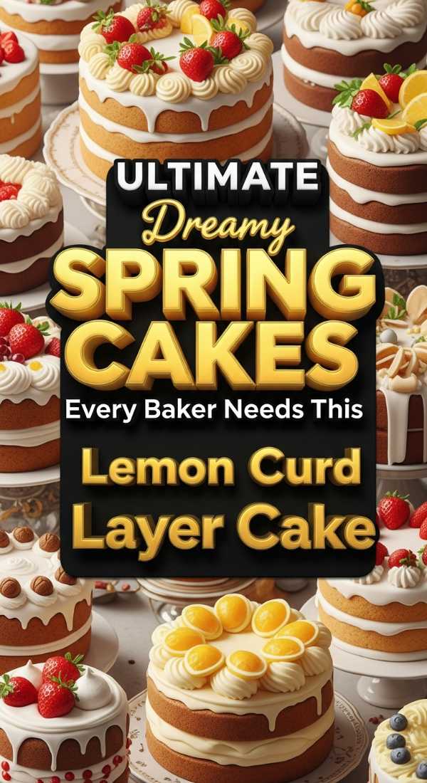 Ultimate Refreshing Lemon Spring Cake Design 69e9bbaf2dd1d