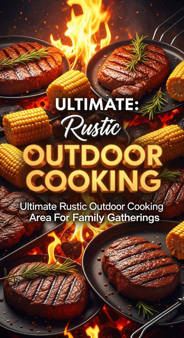 Ultimate Rustic Outdoor Cooking Area Setup 69ef8e43dcdf9