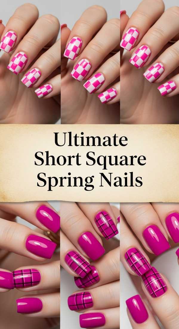Ultimate Short Square Spring Nails 69f24a8db1192