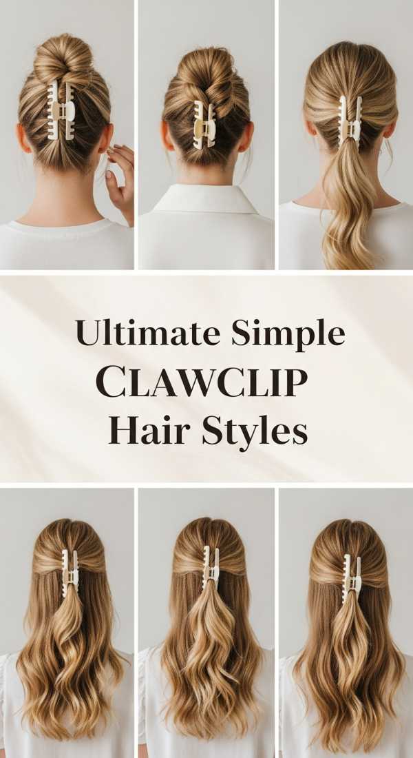 Ultimate Simple Clawclip Hair Styles 69df3fcc39297