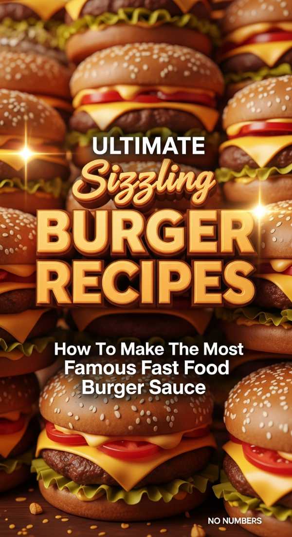 Ultimate Sizzling Burger Recipes How To Make The Most Famous Fast Food Burger Sauce 69e4a70e630df