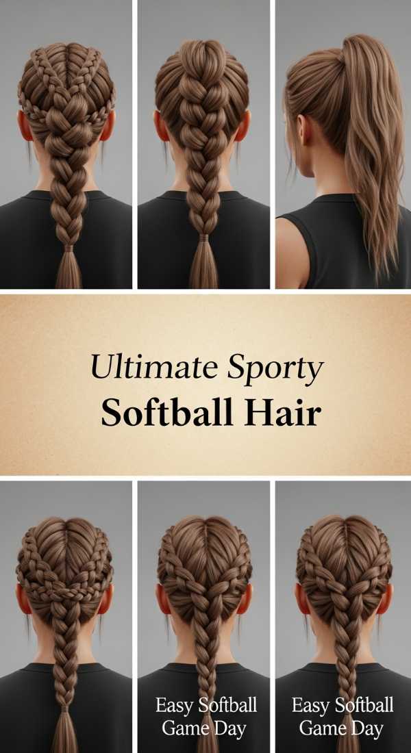 Ultimate Sporty Softball Hair 69ee5302d1c51