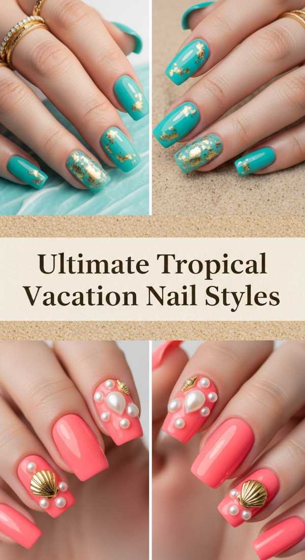 Ultimate Tropical Vacation Nail Styles 69eb72696e38b