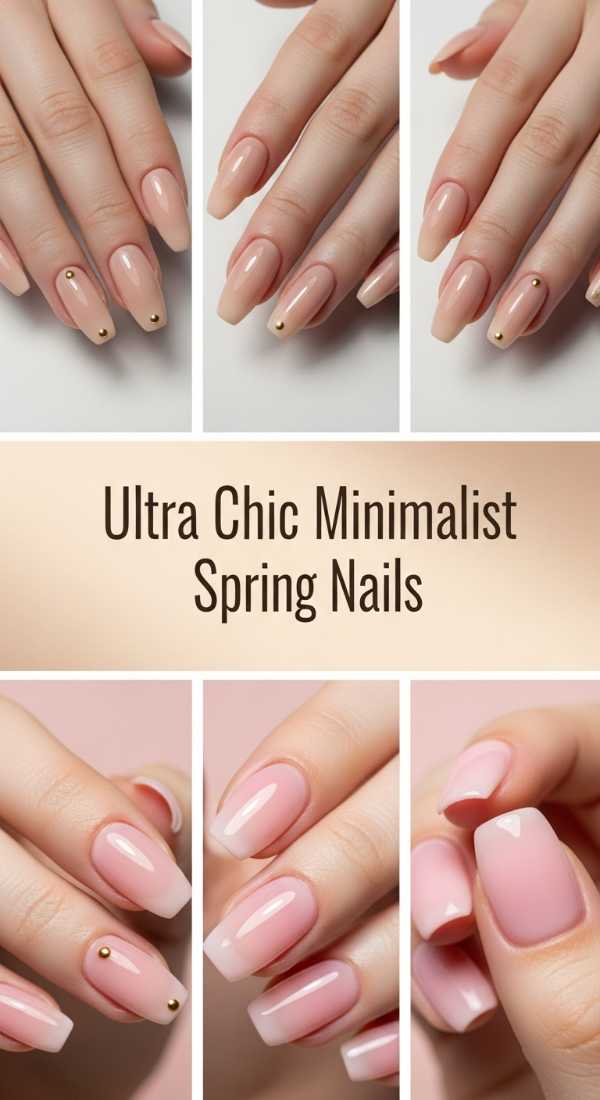 Ultra Chic Minimalist Spring Nails 69f24961dc418
