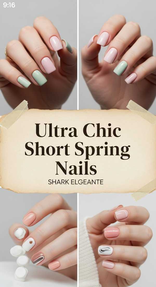 Ultra Chic Short Spring Nails 69e5f3f20e4d4