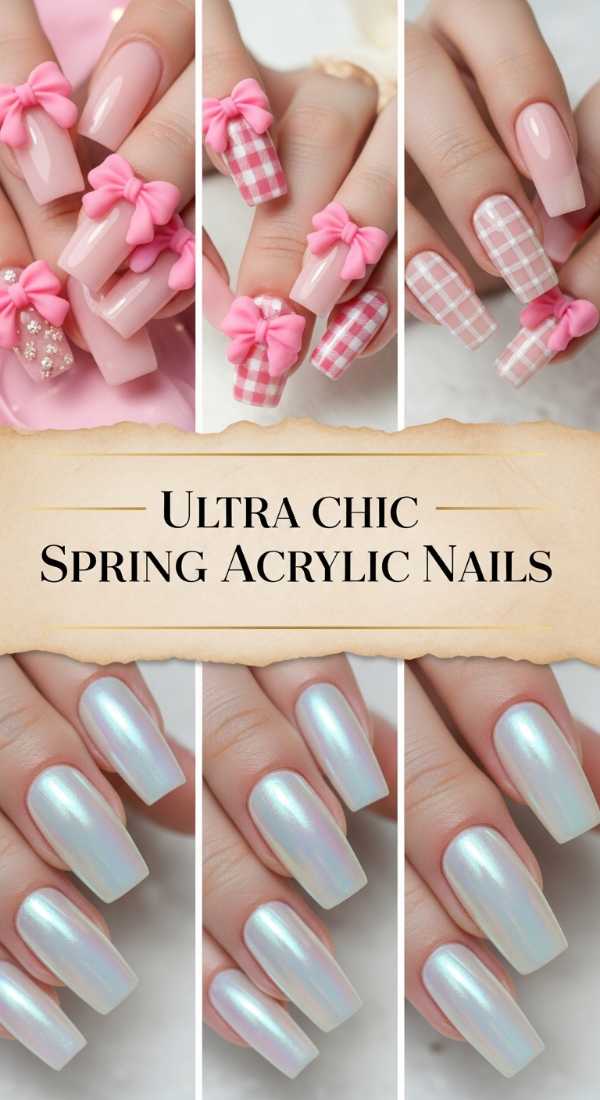 Ultra Chic Spring Acrylic Nails 69df3abad1853