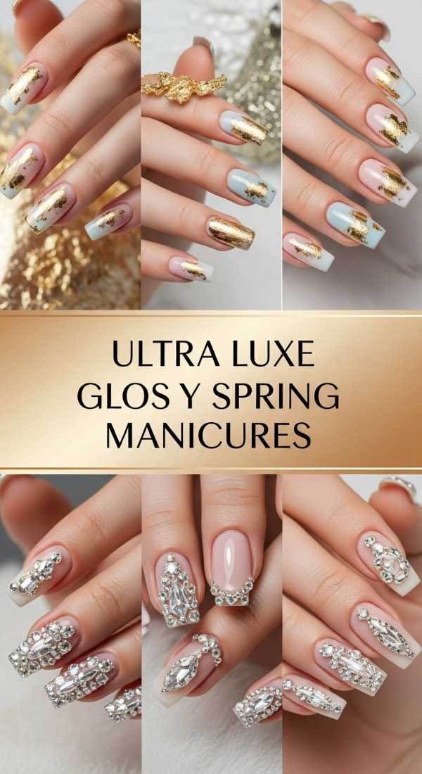 Spring Mani Magic: The Dreamiest Nail Aesthetics to Try This Season Ultra Luxe Glossy Spring Manicures 69df3accdde89