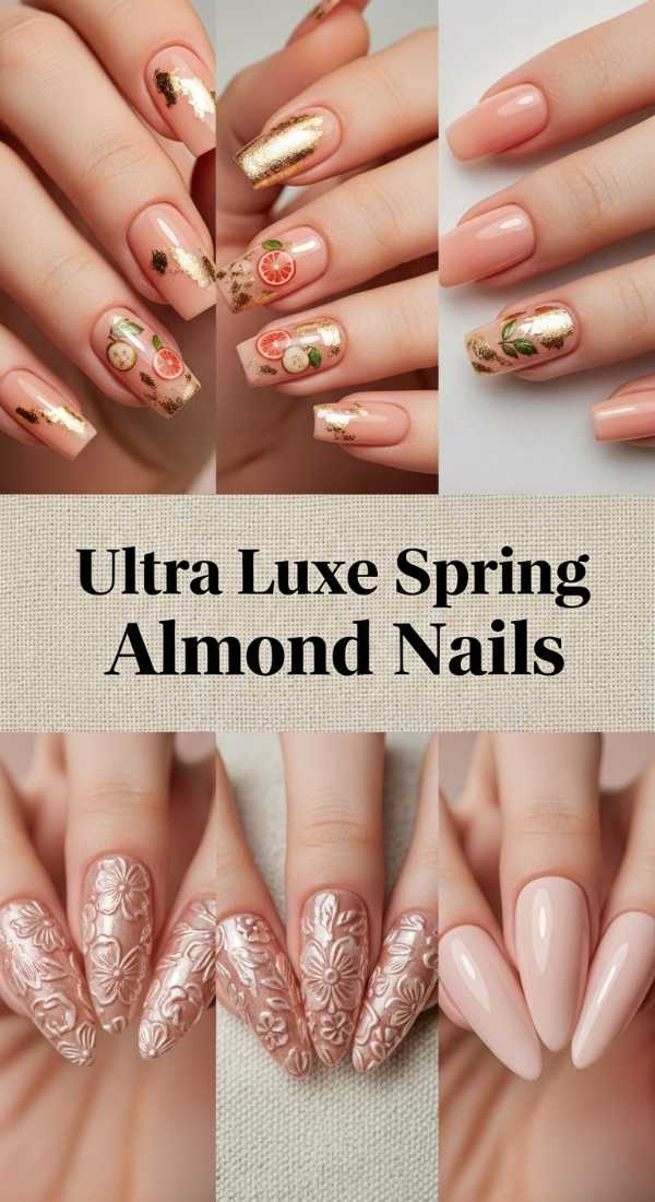 Ultra Luxe Spring Almond Nails 69df3ab9e3aa2