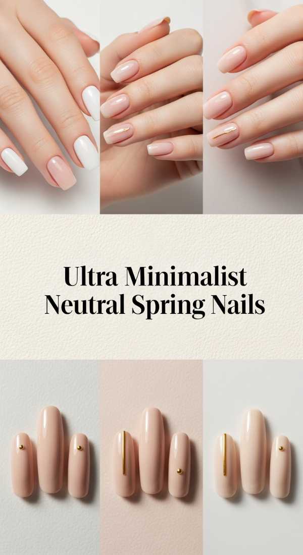 Ultra Minimalist Neutral Spring Nails 69f32d6d3d357