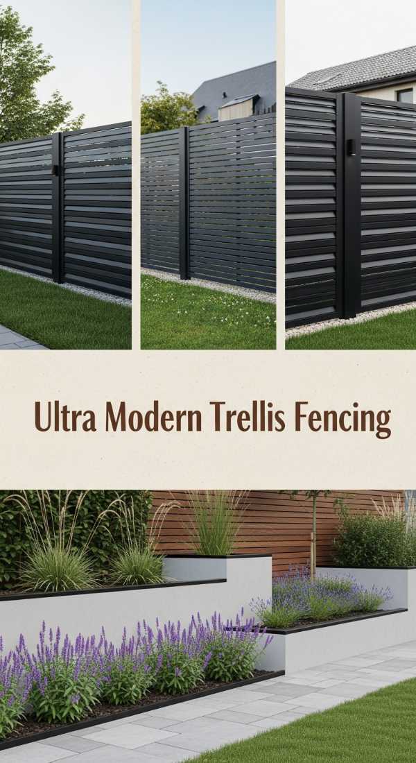 Ultra Modern Trellis Fencing 69df43db9456c