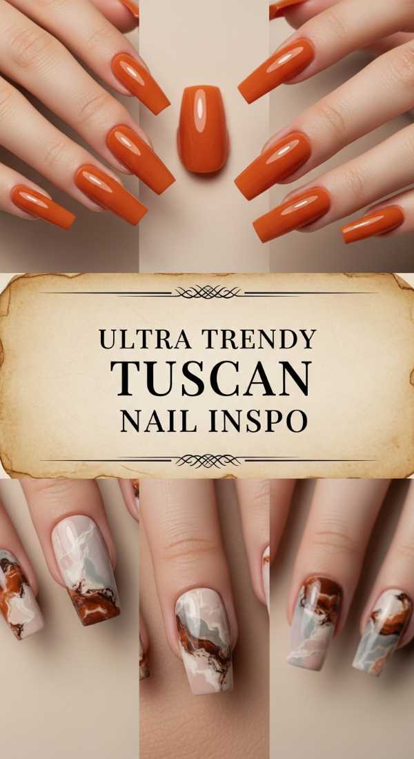 Ultra Trendy Tuscan Nail Inspo 69e905bda1b3a