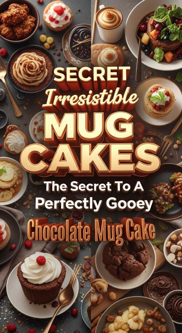 Unbelievable Gooey Chocolate Mug Cake Secret 69e35f9f73b49