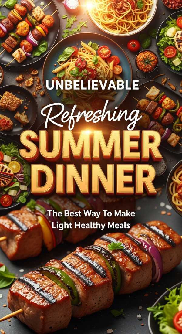Unbelievable Refreshing Summer Dinner Ideas 69edb7270b897
