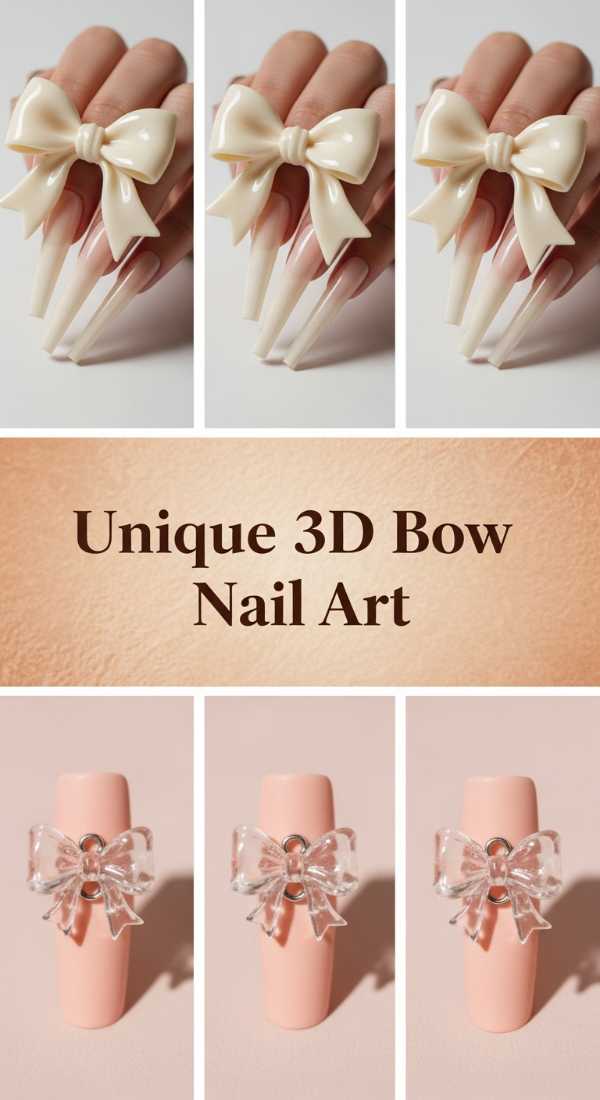 Unique 3d Bow Nail Art 69df3ac482e0d