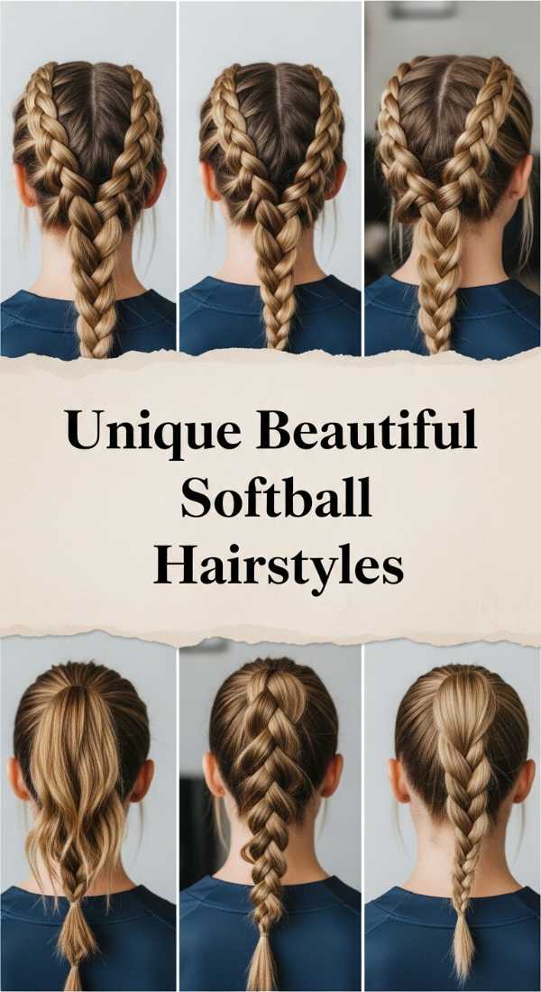 Unique Beautiful Softball Hairstyles 69e5e11c1b304