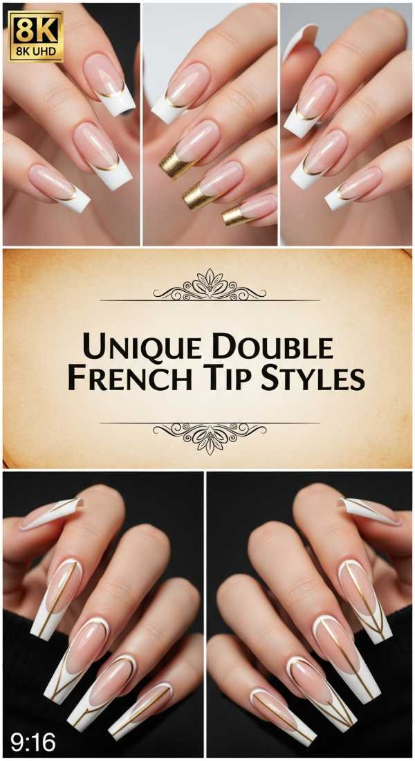 Unique Double French Tip Styles 69eb7276bcb3f