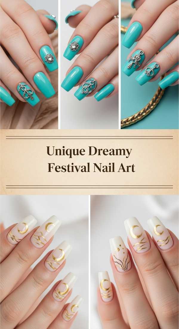 Unique Dreamy Festival Nail Art 69e2730f22207