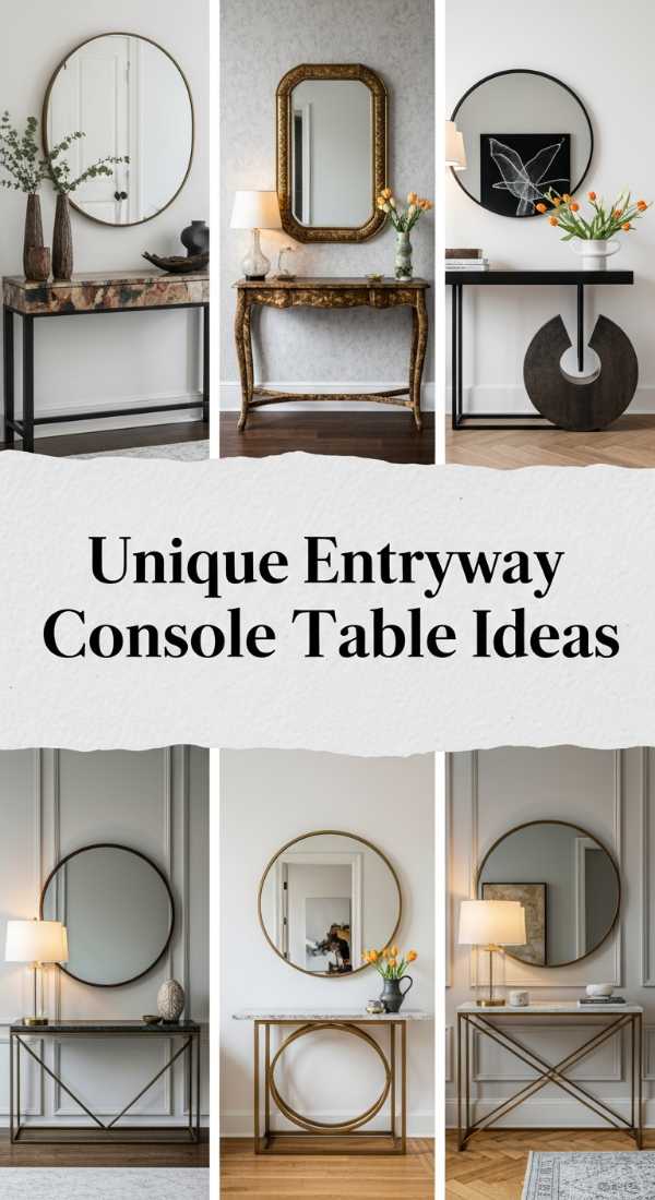 Unique Entryway Console Table Ideas 69f0e5c098711