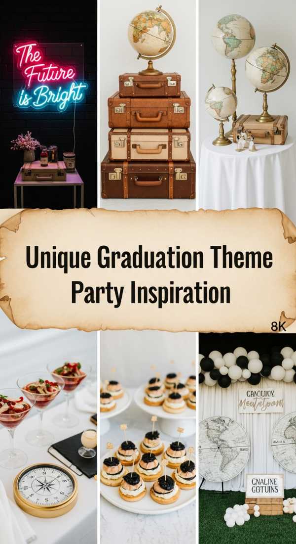 Unique Graduation Theme Party Inspiration 69df2434f0942