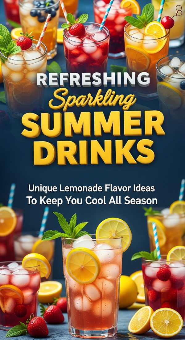 Unique Lemonade Flavor Ideas For Summer Refreshment 69ef028e4ac6f