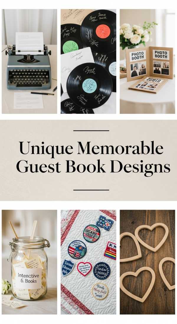Unique Memorable Guest Book Designs 69df235536847