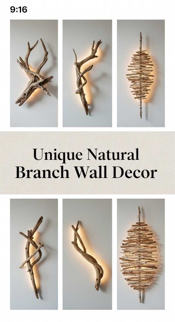 Unique Natural Branch Wall Decor 69f0e5d170230