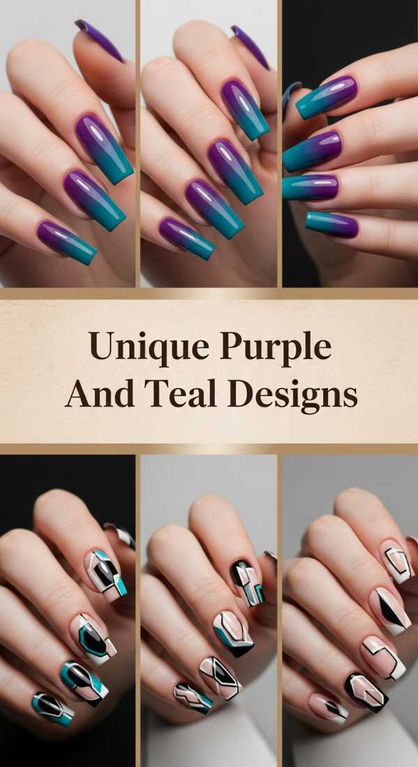 Unique Purple And Teal Designs 69ef3ac10be79