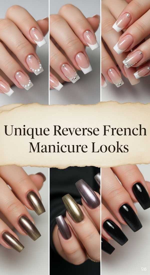 Unique Reverse French Manicure Looks 69e72cc4a7c9a
