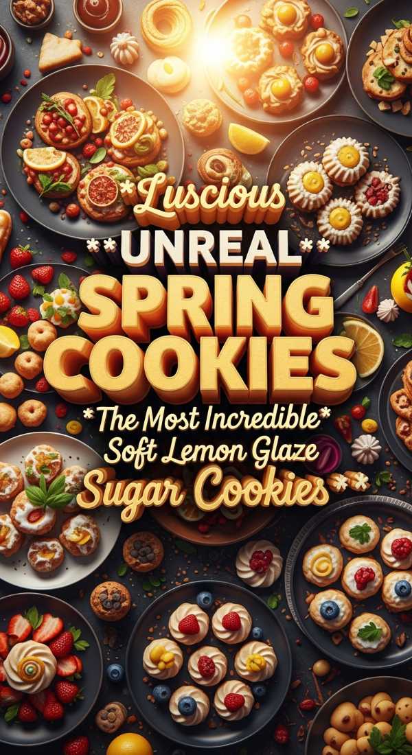 Unreal Soft Lemon Glaze Spring Cookies Recipe 69ef027b0ff91